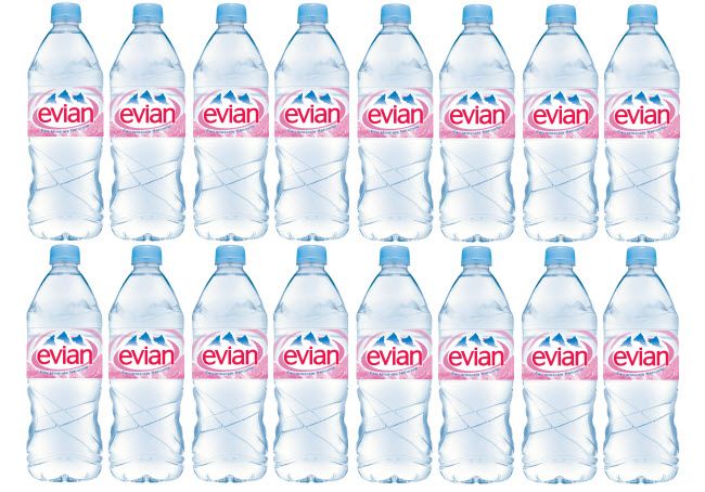 60 bottles of water