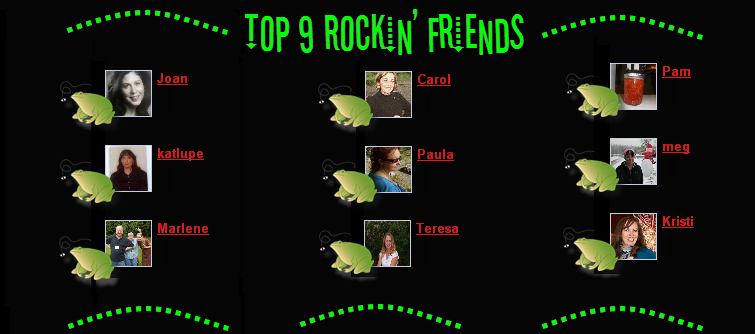 Top 9 Rockin' Friends