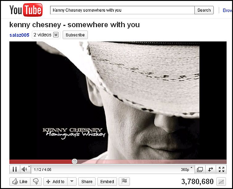 Kenny Chesney,  Somewhere With You