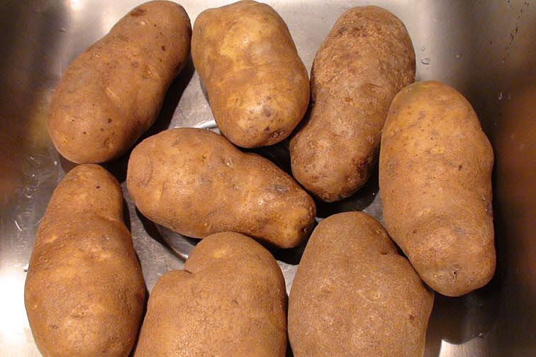 baking potatoes