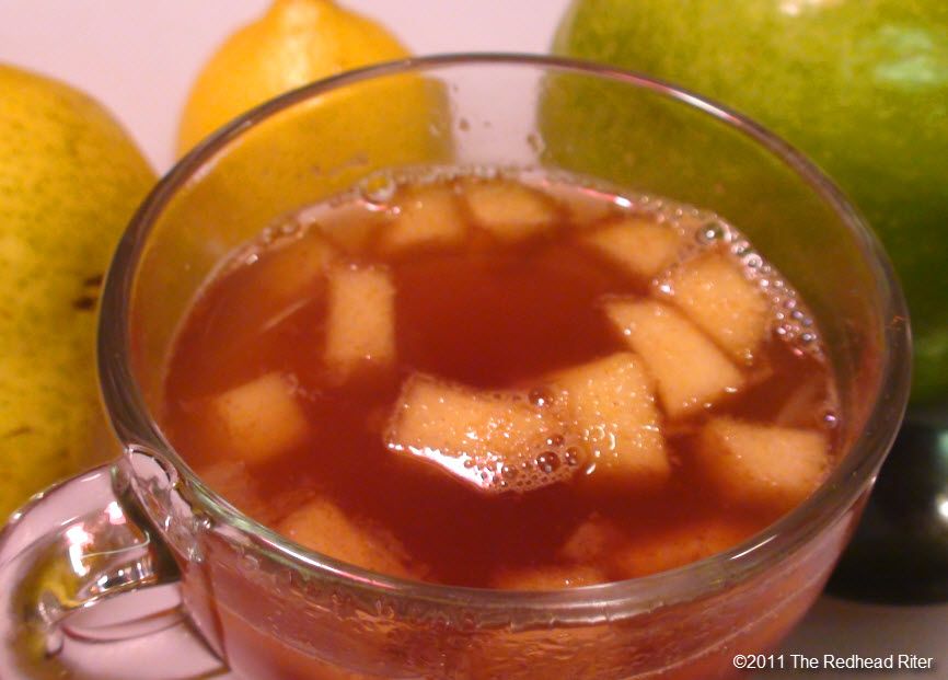 Pear-Apple-Lemon Herbal Tea