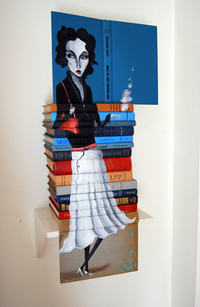 Mike Stilkey book sculpture art