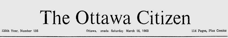 Ottawa Citizen newspaper
