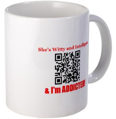 The Redhead Riter QR Code Mug