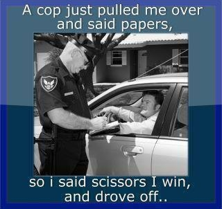 cop and ticket