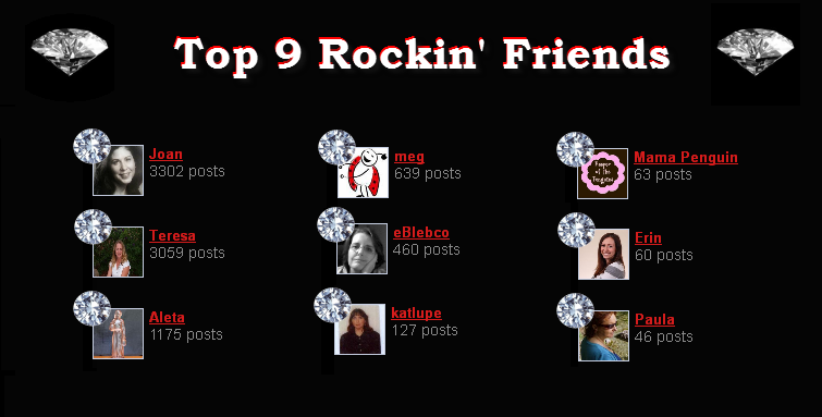 Top 9 Rockin Friends
