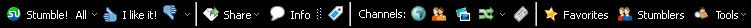 StumbleUpon toolbar