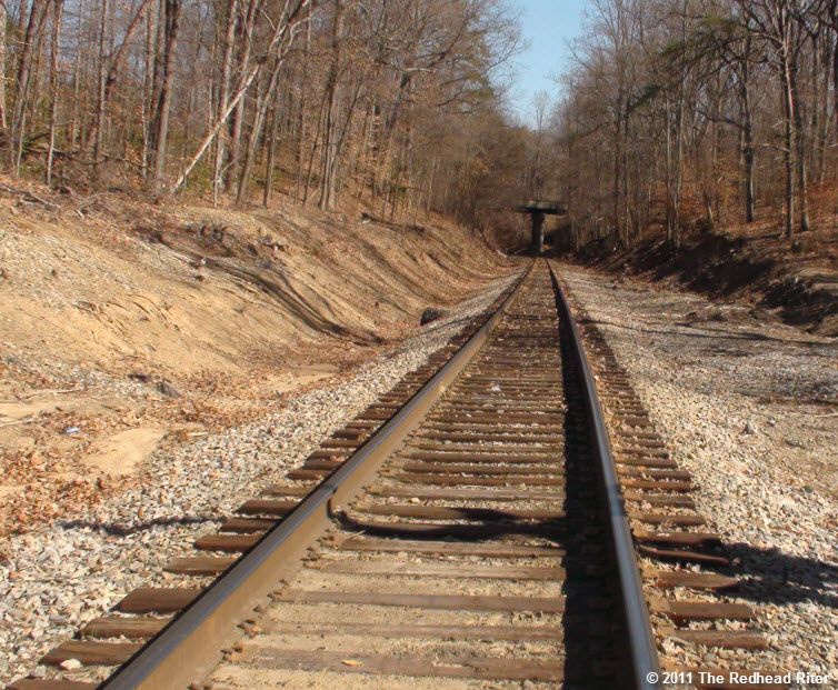 straight railroad tracks