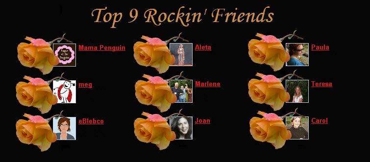 Top 9 Rockin' Friends