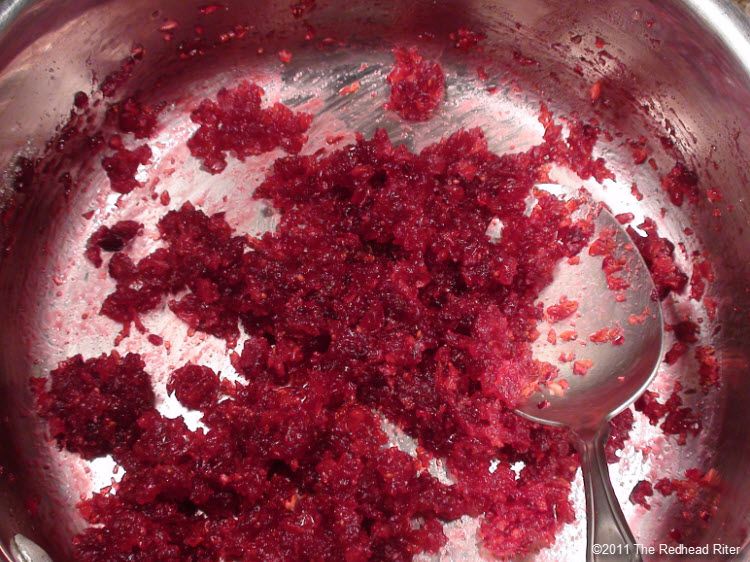 No Bake Cranberry Walnut Fruit Spread - dried cranberries
