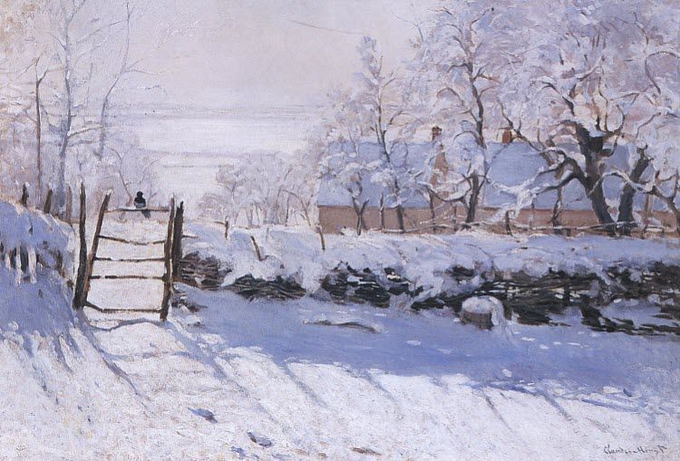 Claude Monet - The Magpie, 1868–1869