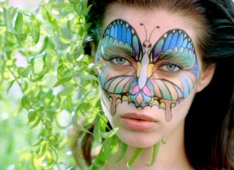 butterfly face