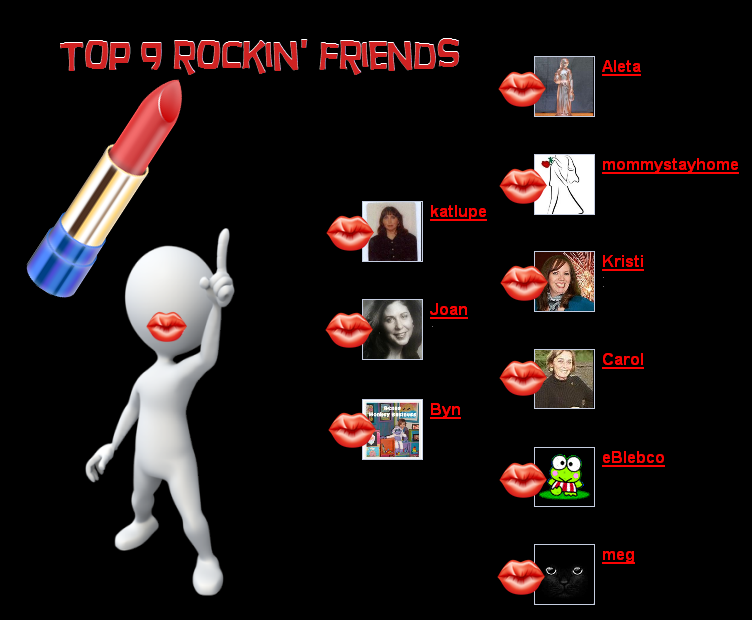 Top 9 Rockin' Friends