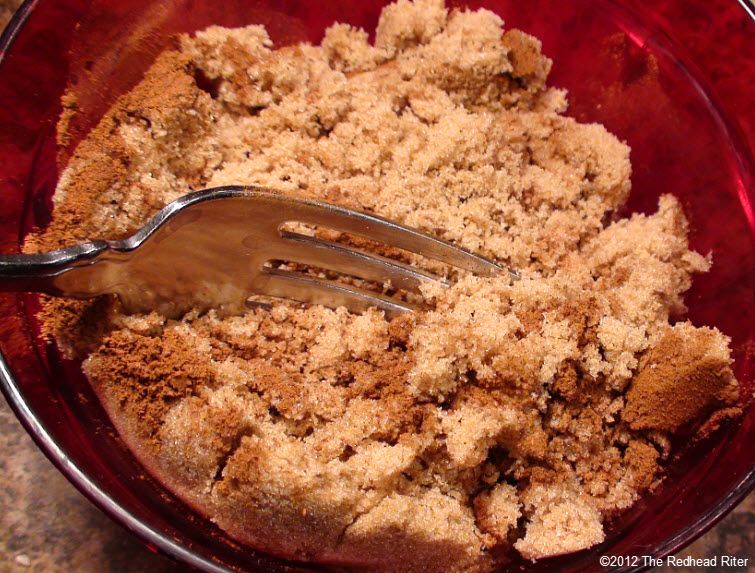 fluff and combine the brown sugar and cinnamon
