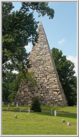 Confederate Dead Memorial full view