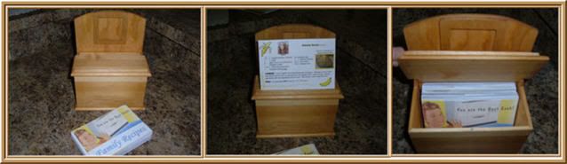 photo of recipe box