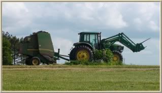 tractor in the distance