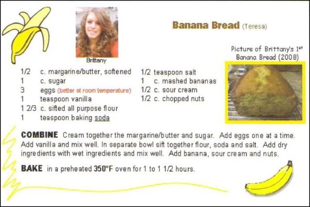 Banana Bread recipe