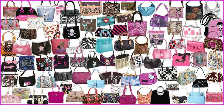photo of a lot of purses